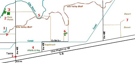 map of Tacna area